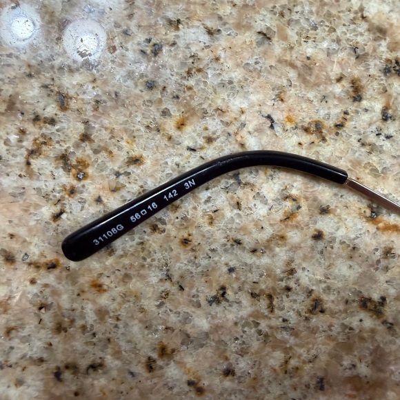 Michael Kors Black Frame Sunglasses with Gold Details - Picture 7 of 7